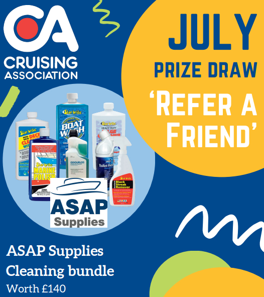 Refer A Friend prize for July, a cleaning bundle from ASAP Supplies