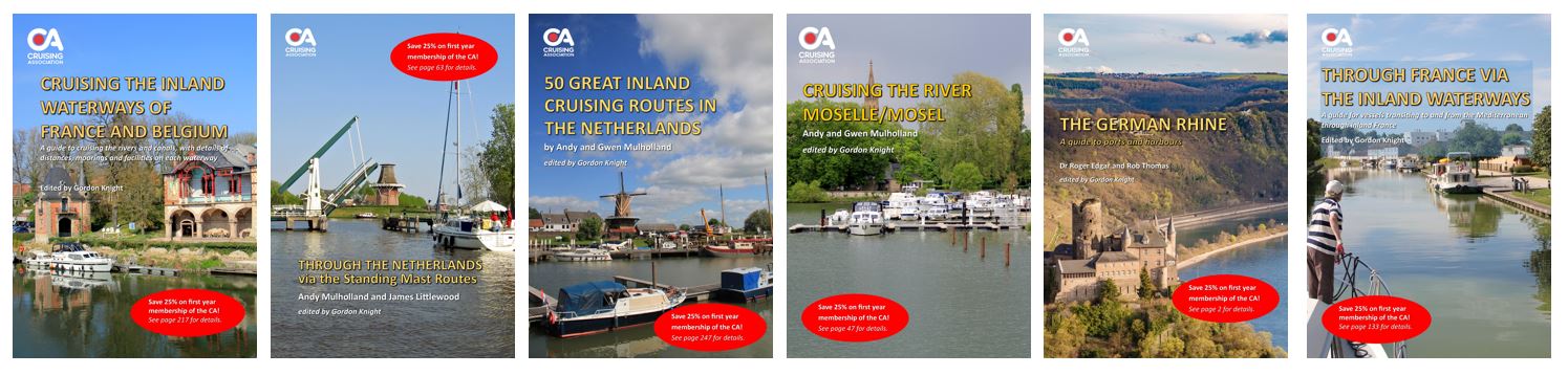 Cruising Guides to the six main European Inland Waterways Cruising Guides, covering Belgium, France, Germany and the Netherlands