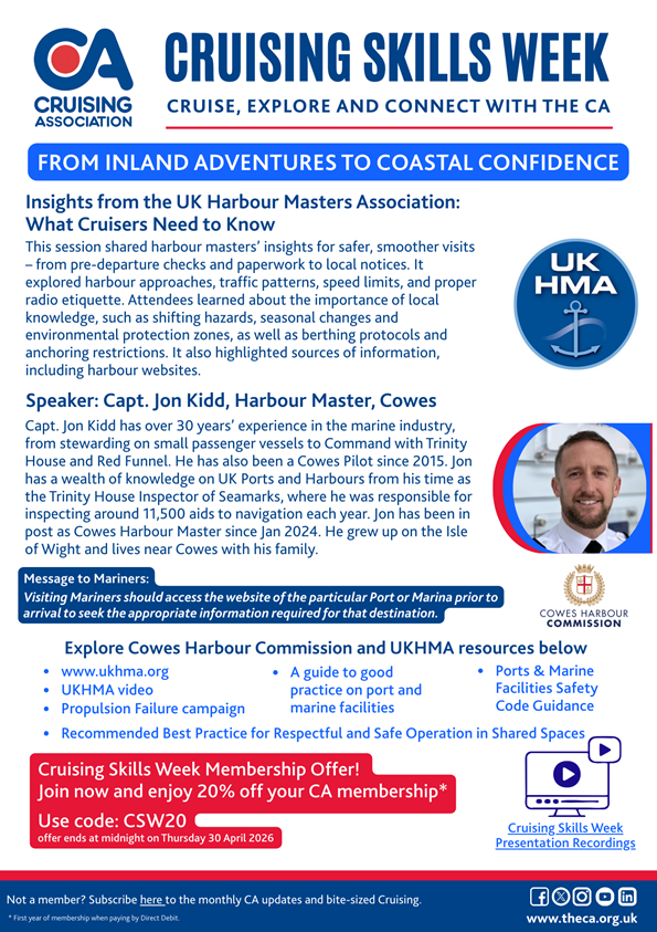 Insights from the UK Harbour Masters Association (UKHMA): What Cruisers Need to Know