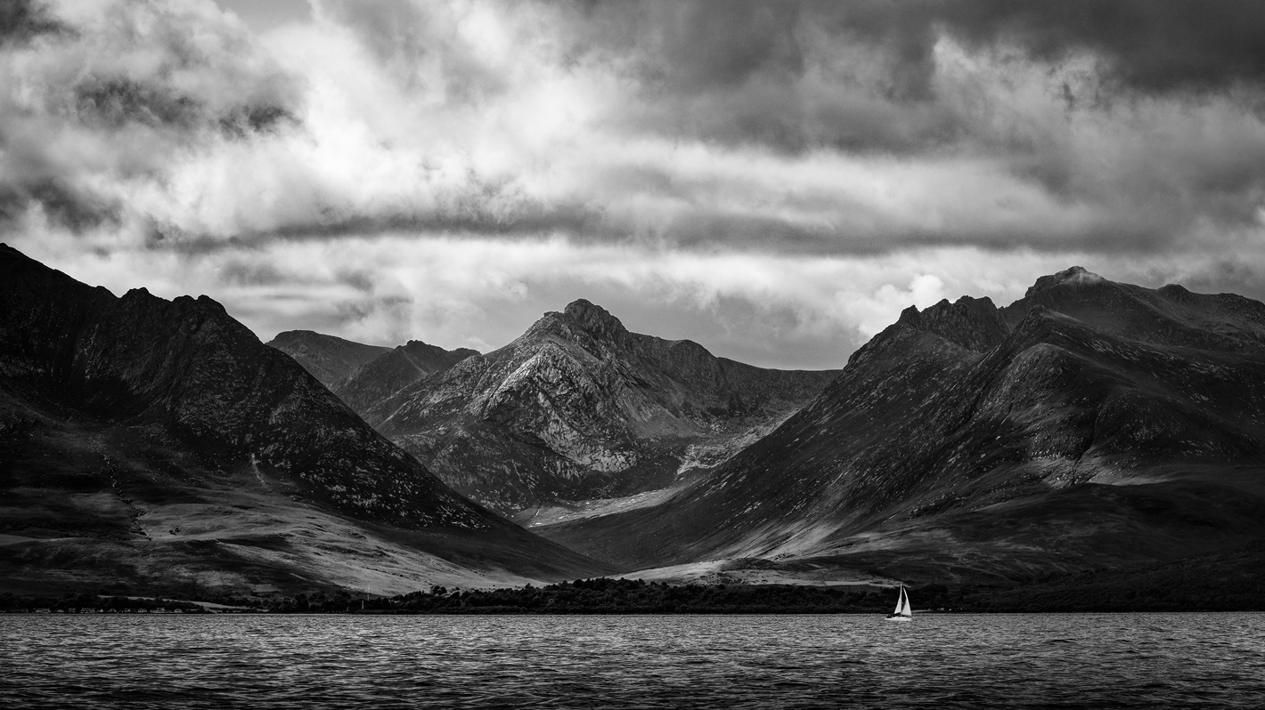 CA 2025 Photo competition winner Neil O'Connor: photo looking towards Goat Fell from the Firth of Clyde, Scotland