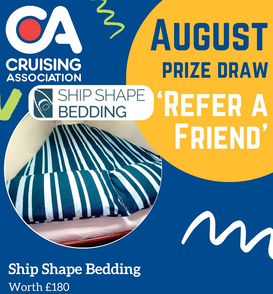 August's Refer a Friend prize draw to win a bedding bundle from Ship Shape Bedding