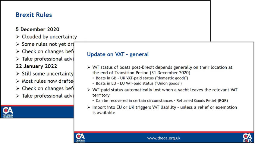 Brexit Cruising Information for Members