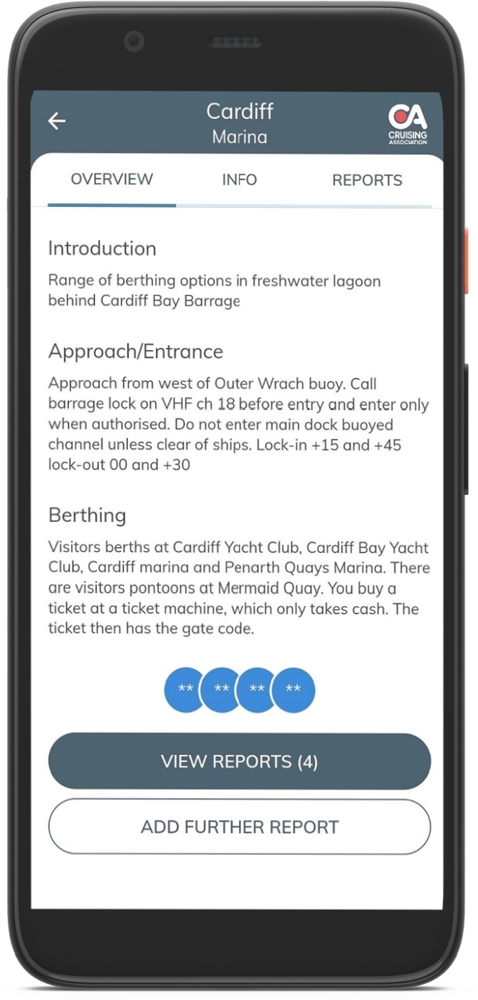 Next generation CAptain's Mate app