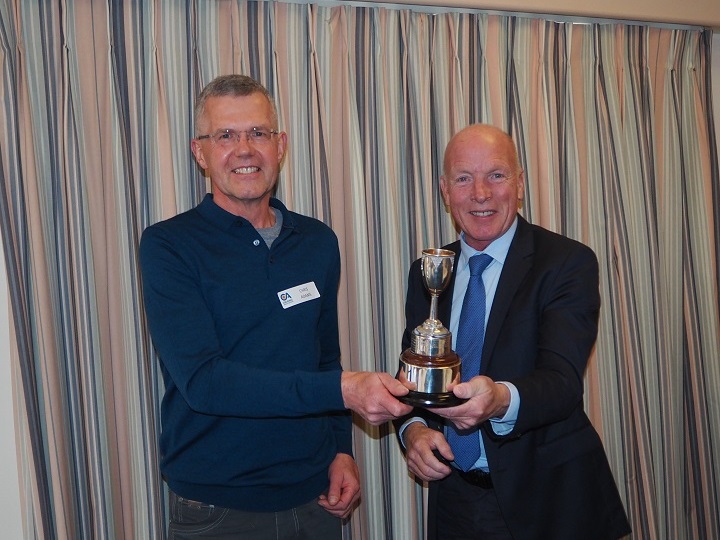 Chris Adams, winner of the Lacey Trophy