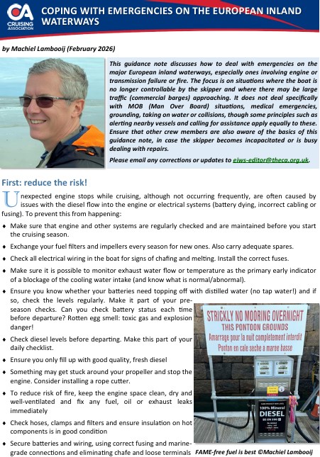 Coping with Emergencies on the EIW