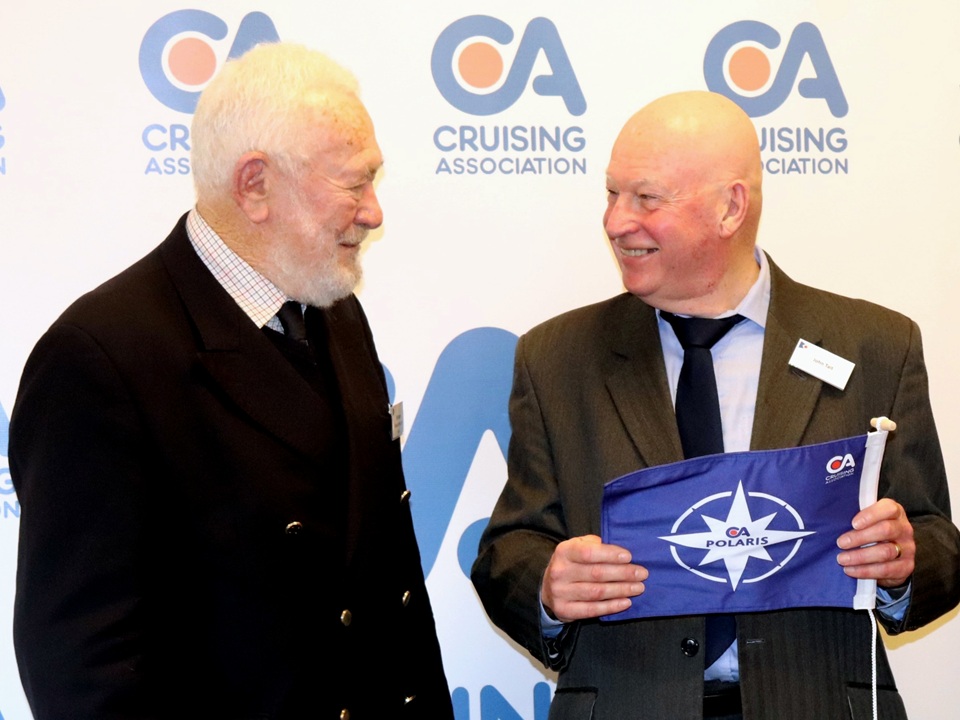 John Tait receiving the Polaris Award