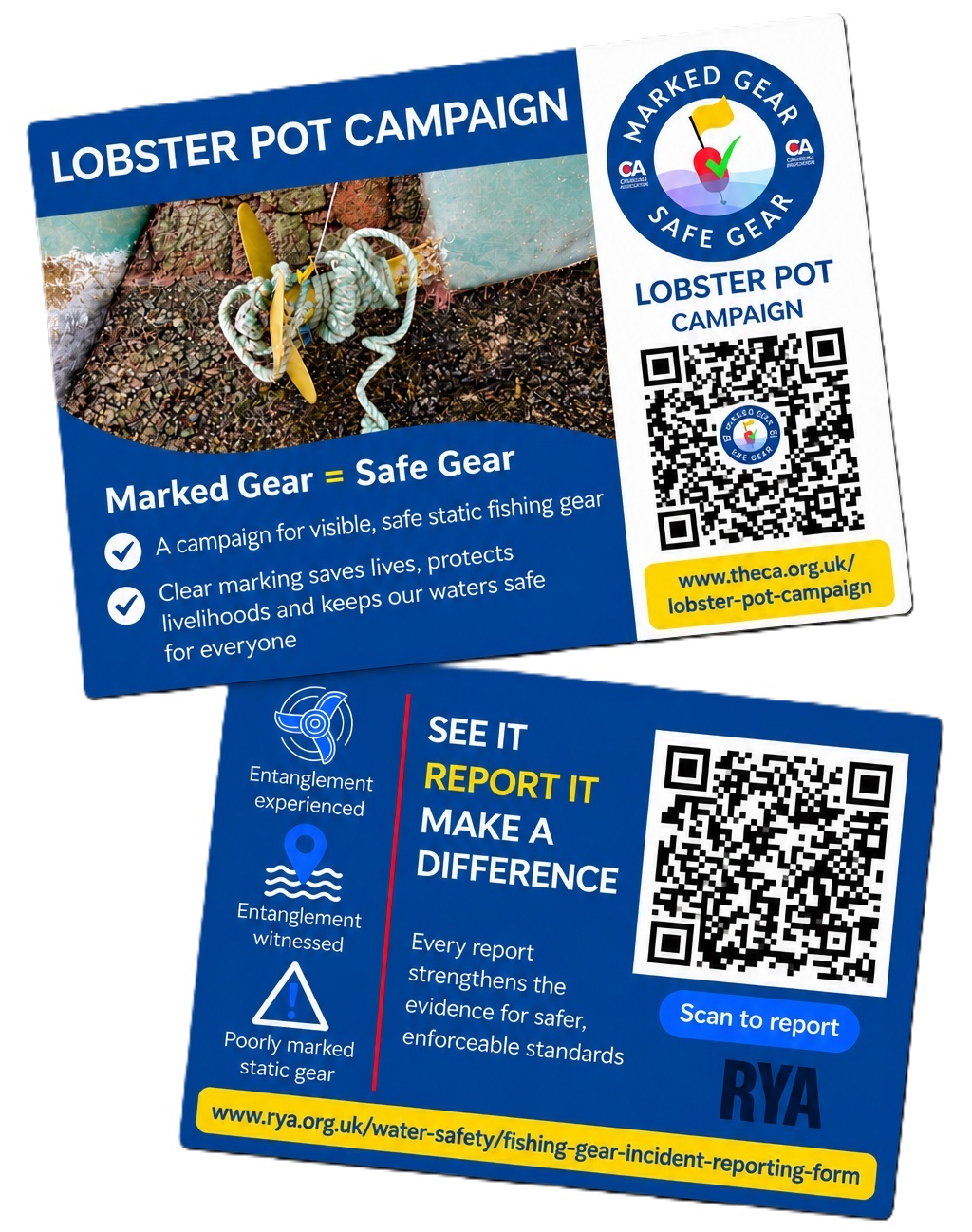 Lobster Pot Campaign pick-up card
