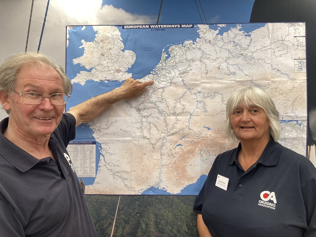 European Inland Waterways Section on the CA stand at Southampton International Boat Show