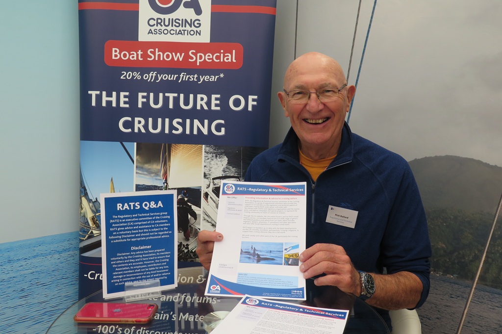 RATS on the CA stand at Southampton International Boat Show