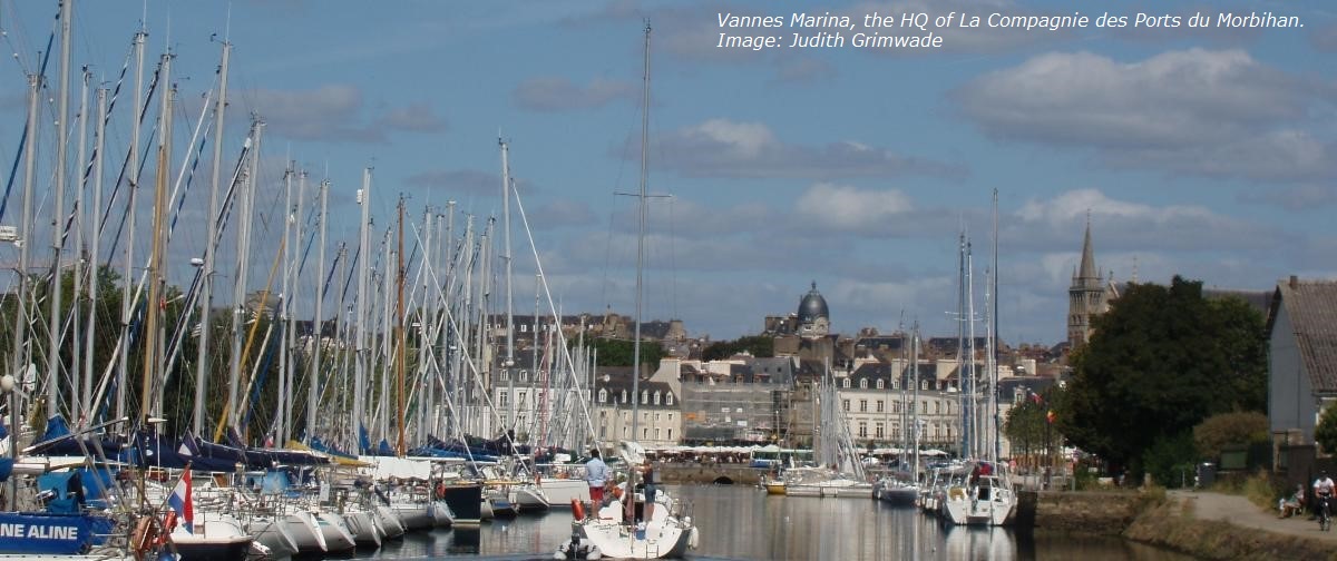 Vannes Marina, the HQ of La Compagnie des Ports du Morbihan