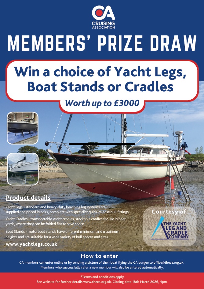 2025 Big Winter Prize Draw courtesy of The Yacht Leg and Cradle Company
