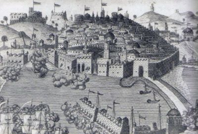 The bombardment of Algiers 1682