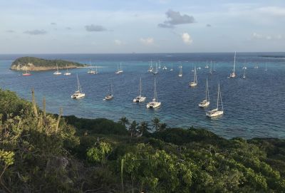 Tobago cays anchorage